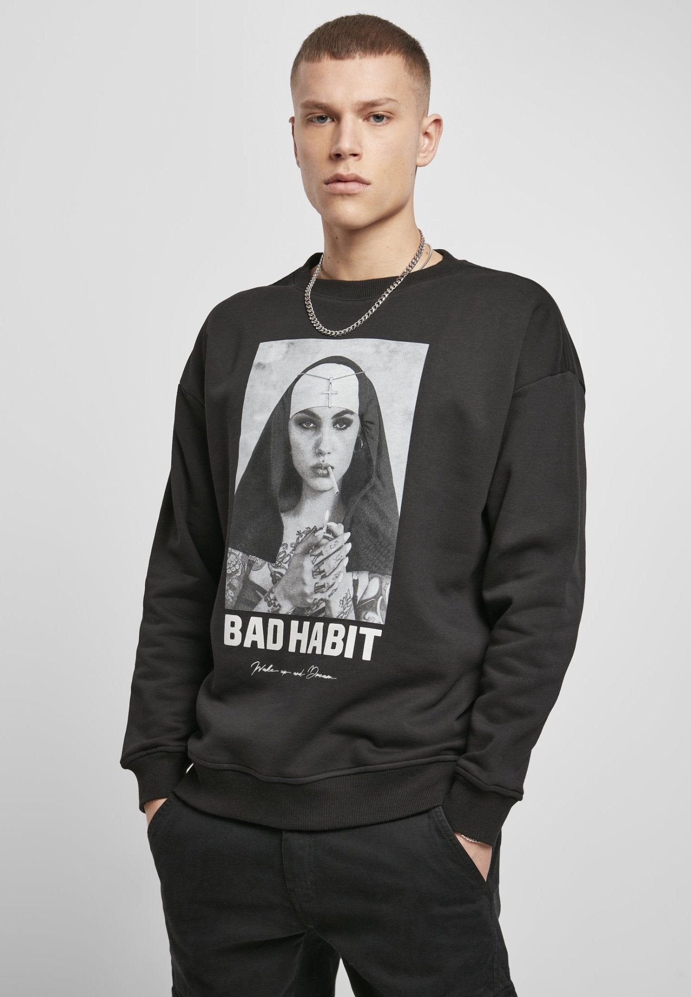 Bad Habit Crewneck Sweatshirt - Busy Bee Bazaar