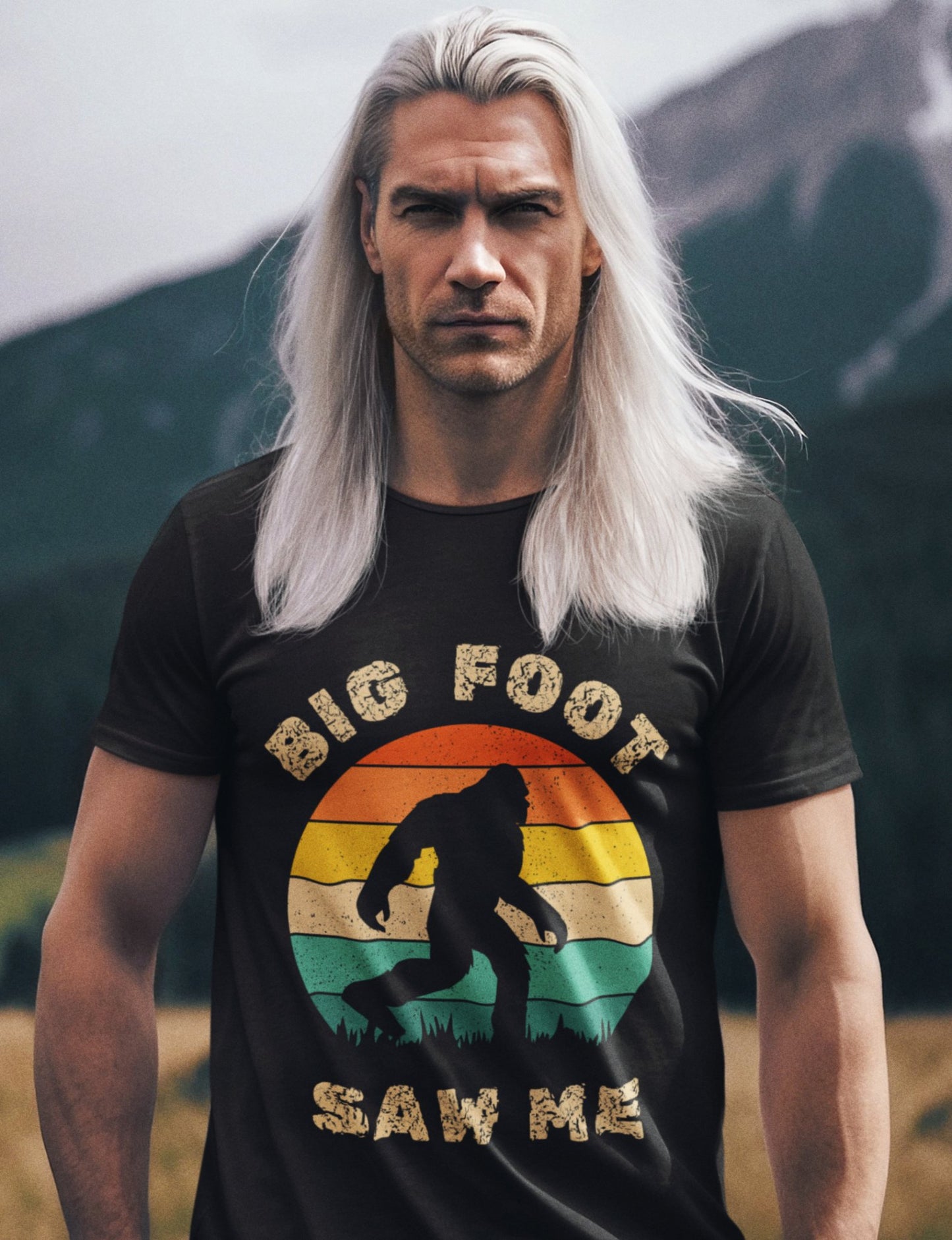 Big Foot Saw Me Vintage T-Shirt - Busy Bee Bazaar