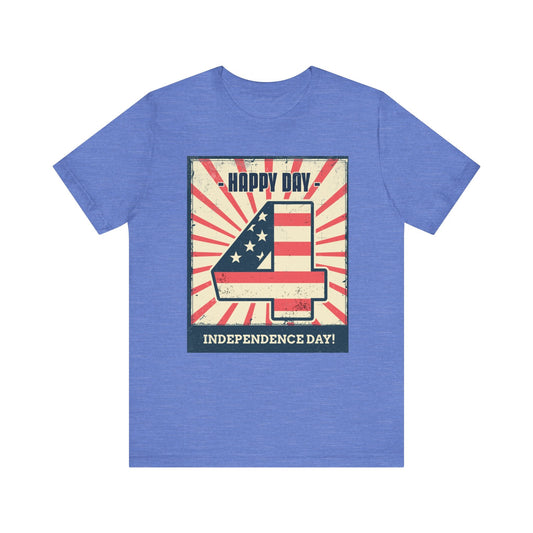 Celebrate 4th of July Unisex Jersey Short Sleeve Tee - Busy Bee Bazaar