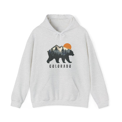 Colorado Bear in the Mountains hoodie - Busy Bee Bazaar