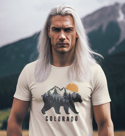 Colorado Mountain Bear Shirt - Busy Bee Bazaar