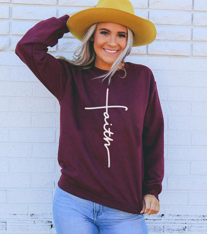 Faith Sweatshirt - Busy Bee Bazaar