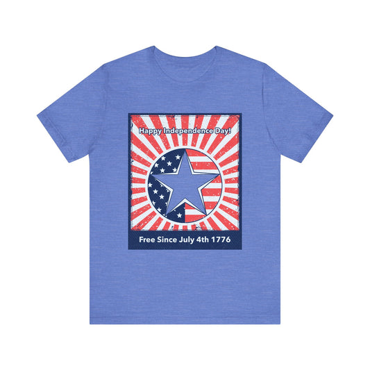 Happy Independence Day Unisex Jersey Short Sleeve Tee - Busy Bee Bazaar