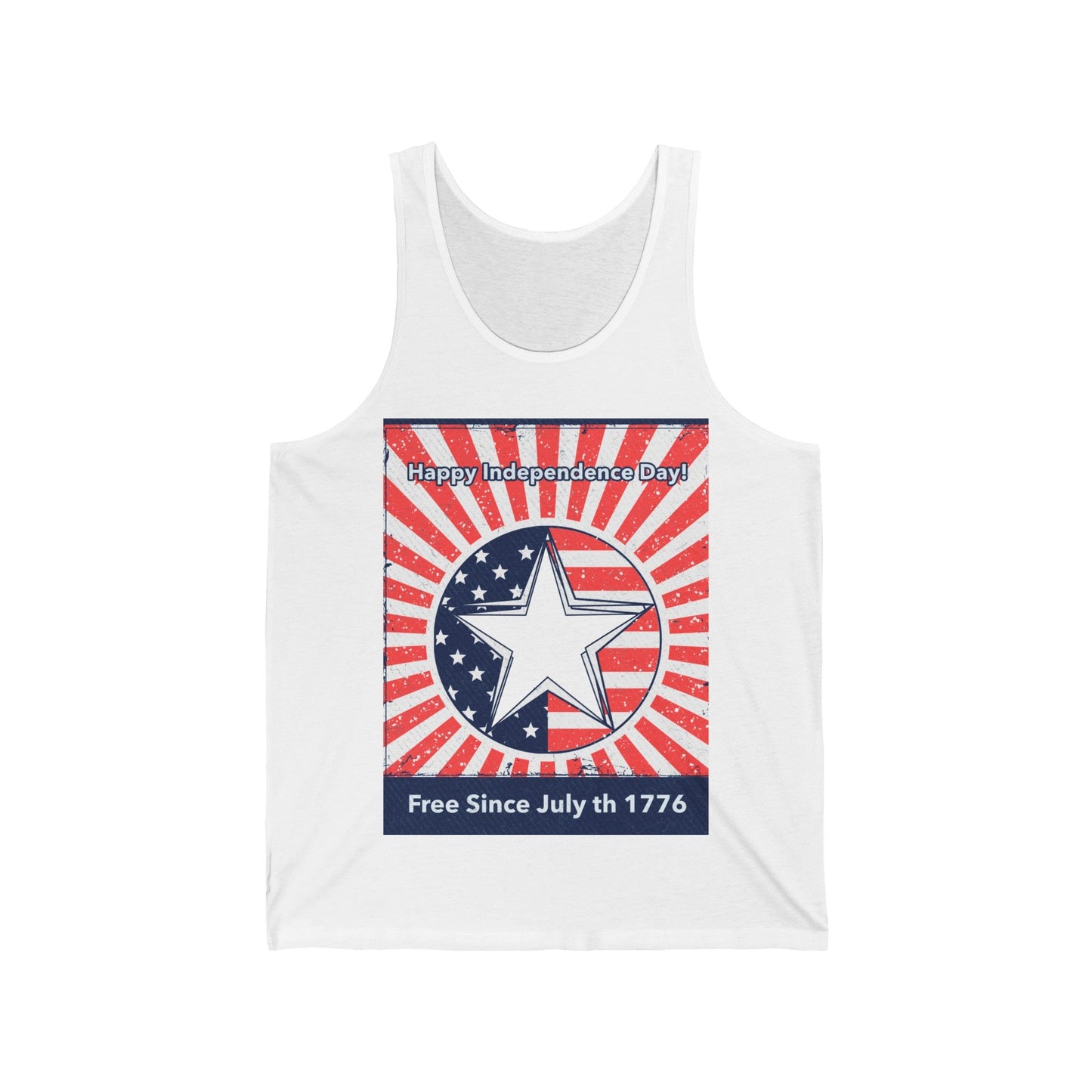 Happy Independence Day! Unisex Jersey Tank - Busy Bee Bazaar