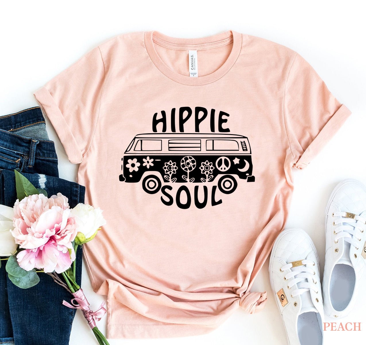 Hippie Soul T-shirt - Busy Bee Bazaar