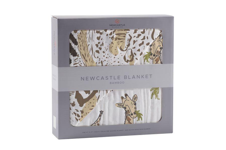 Hungry Giraffe and Animal Print Newcastle Blanket - Busy Bee Bazaar