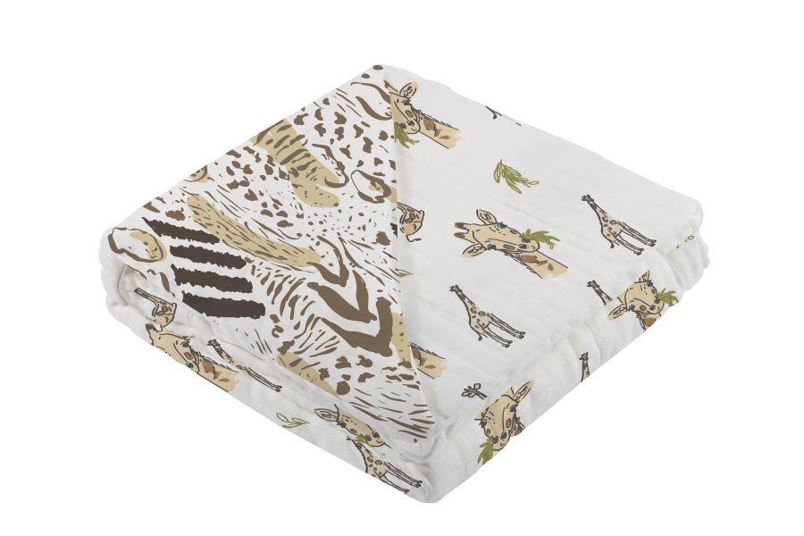 Hungry Giraffe and Animal Print Newcastle Blanket - Busy Bee Bazaar