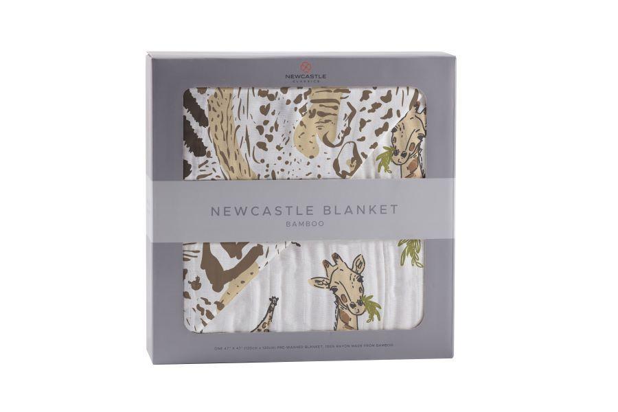 Hungry Giraffe and Animal Print Newcastle Blanket - Busy Bee Bazaar