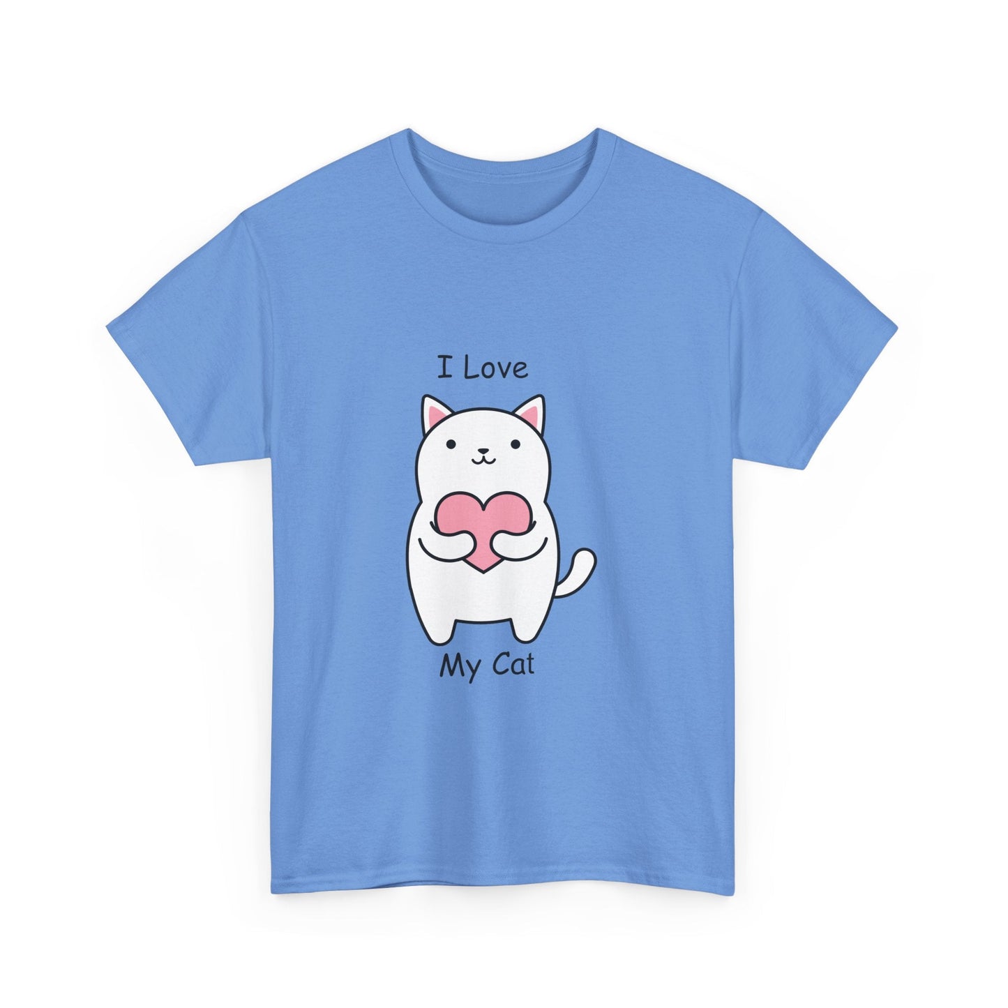 I Love My Cat Unisex Heavy Cotton Tee - Busy Bee Bazaar