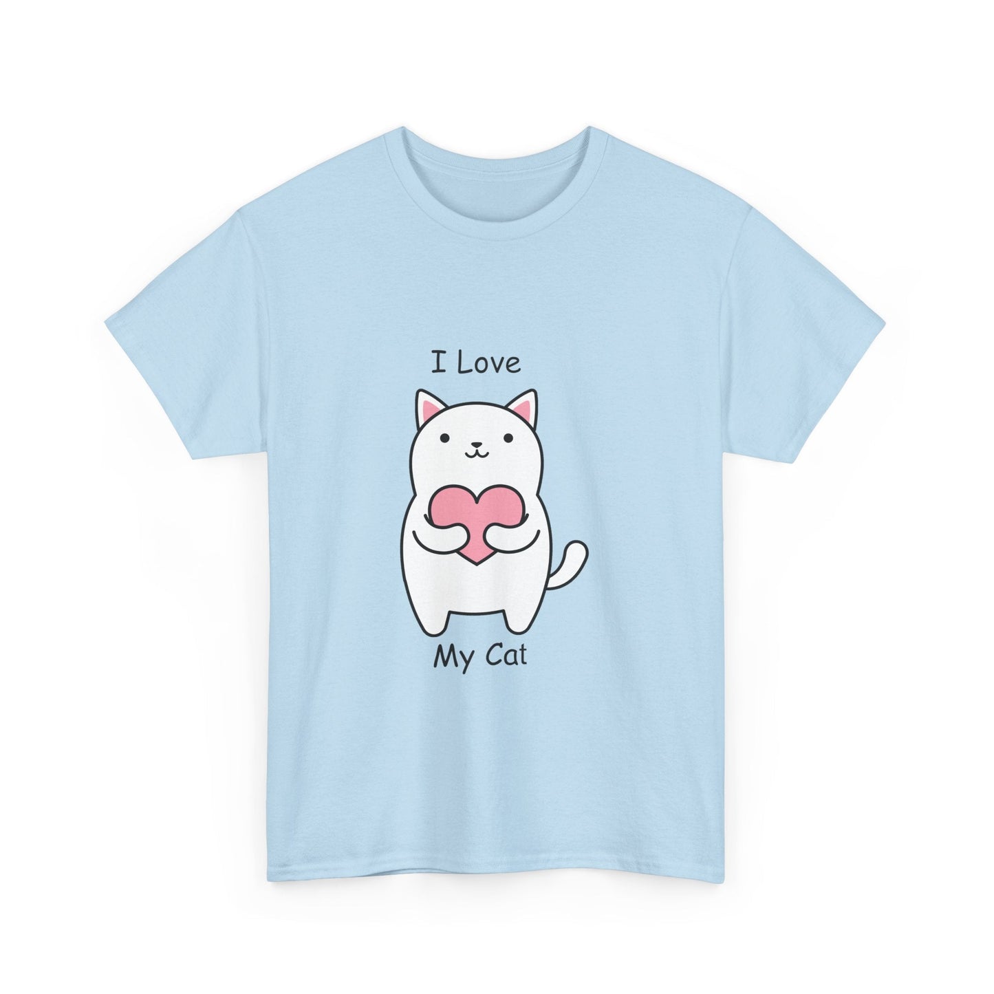 I Love My Cat Unisex Heavy Cotton Tee - Busy Bee Bazaar