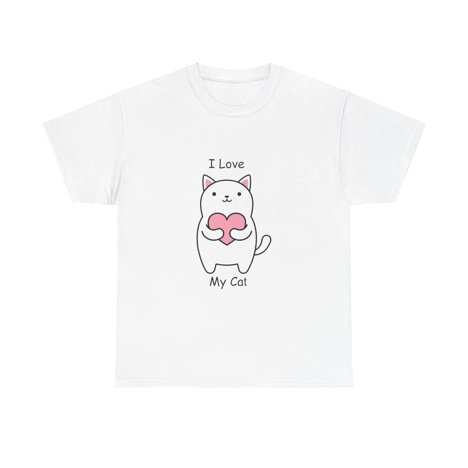 I Love My Cat Unisex Heavy Cotton Tee - Busy Bee Bazaar