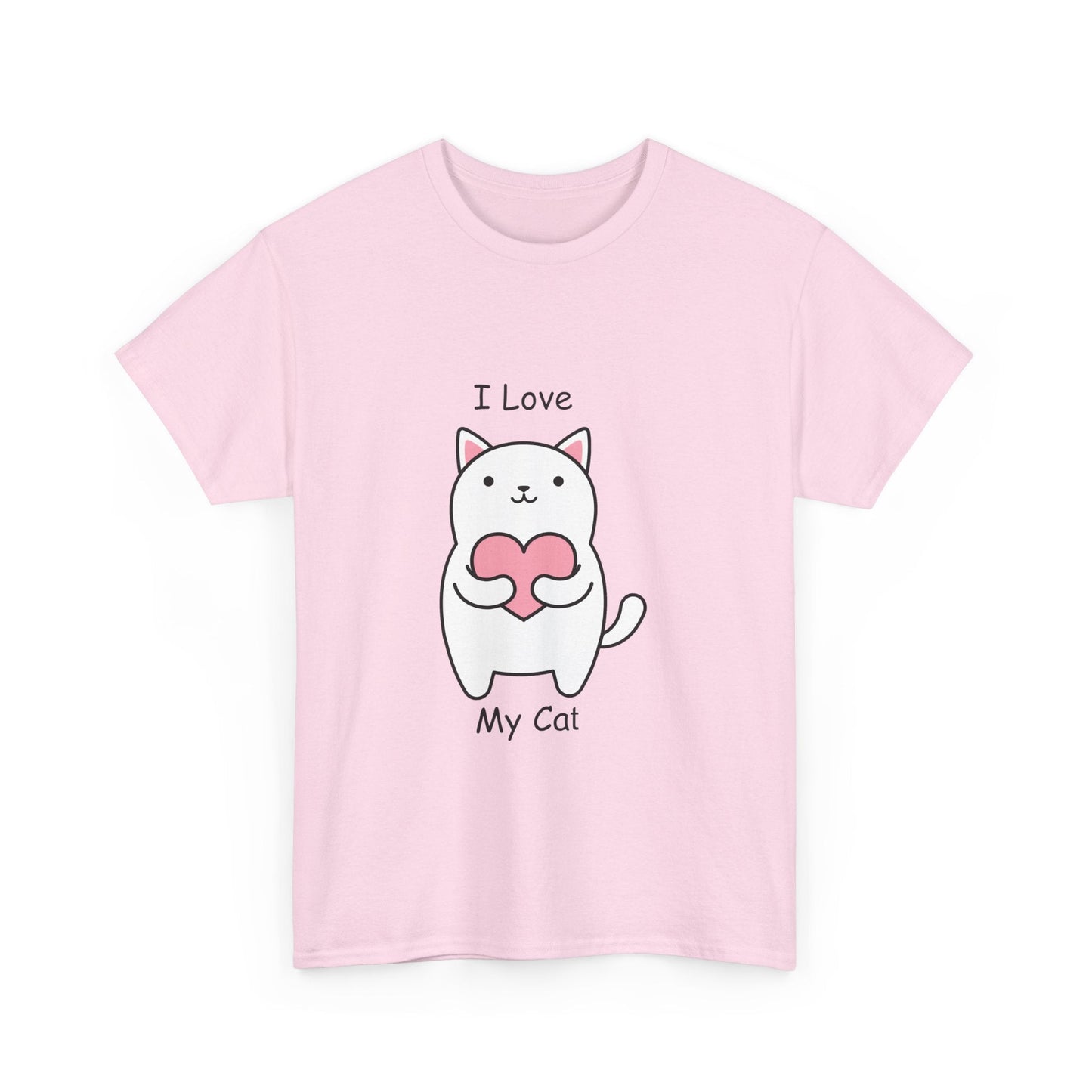 I Love My Cat Unisex Heavy Cotton Tee - Busy Bee Bazaar