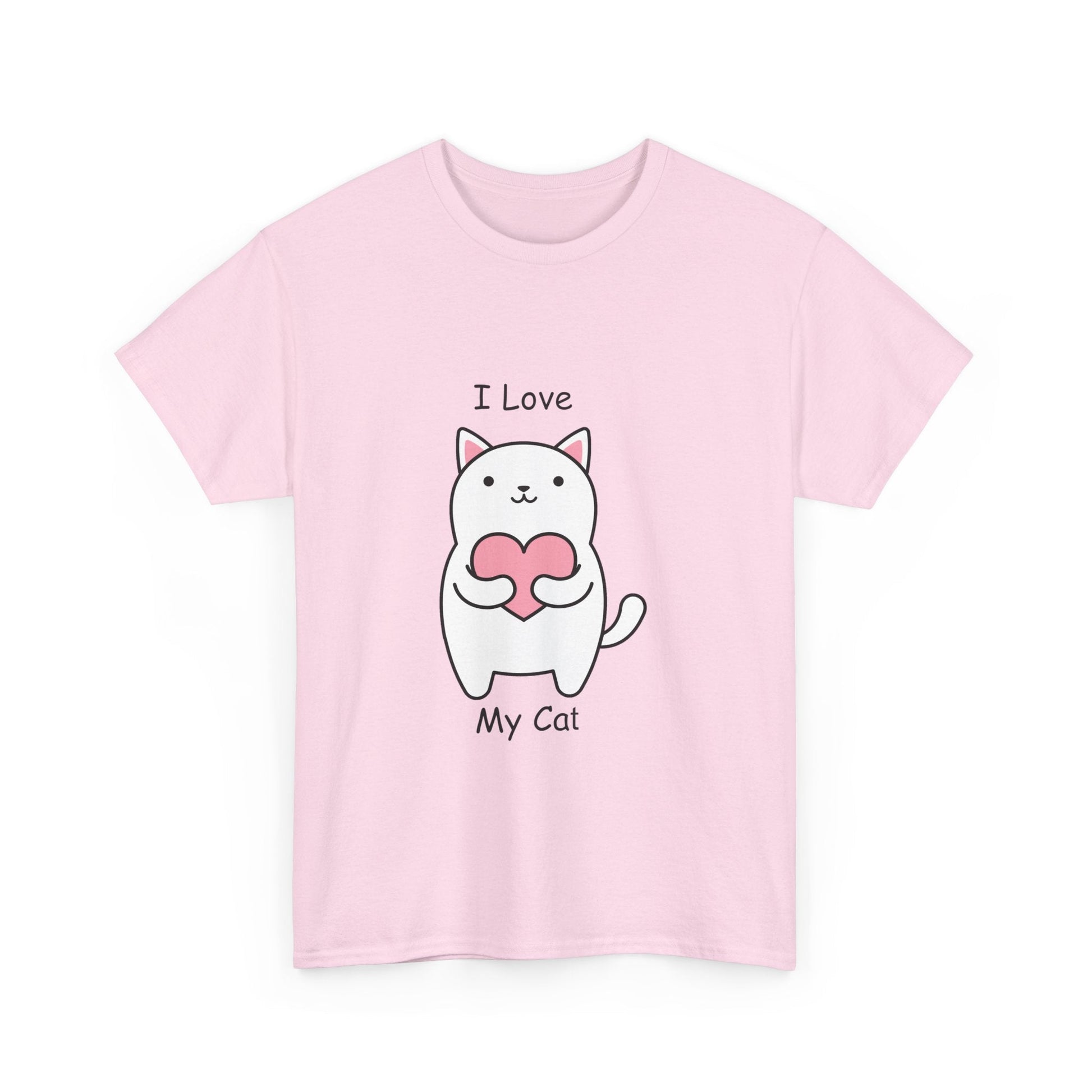 I Love My Cat Unisex Heavy Cotton Tee - Busy Bee Bazaar