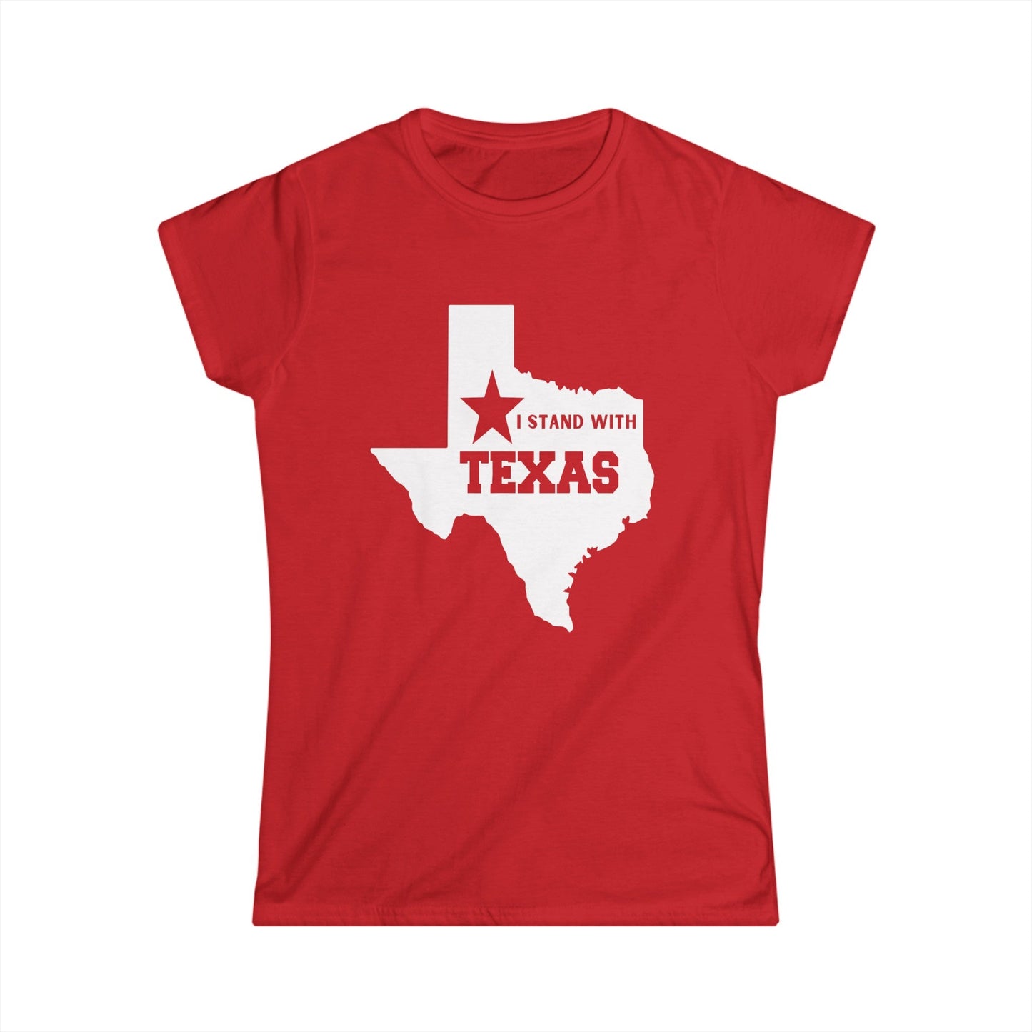 I Stand With Texas Woman's T-shirt - Busy Bee Bazaar