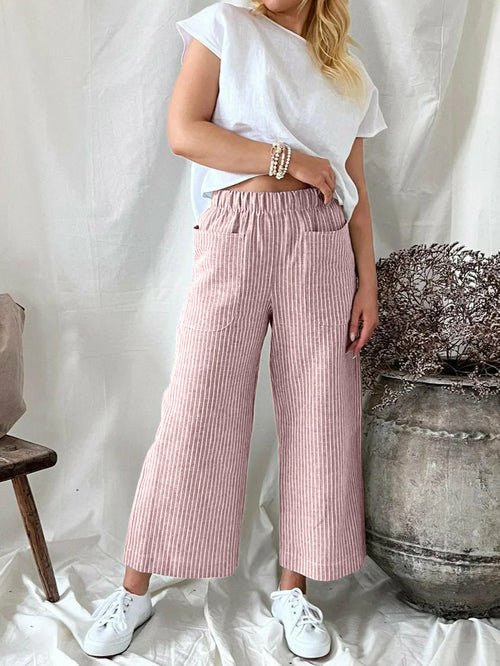 Loose Fashion Casual Straight Leg Pants for Women - Busy Bee Bazaar