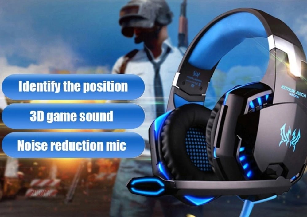 Ninja Dragon G9300 LED Gaming Headset with Microphone - Busy Bee Bazaar