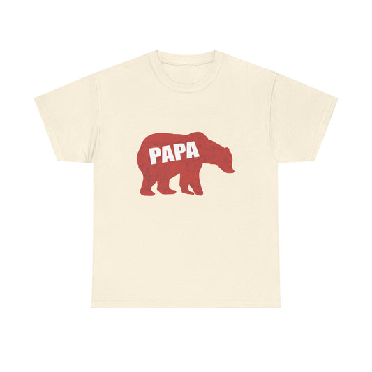 PAPA Bear Unisex Heavy Cotton Tee - Busy Bee Bazaar