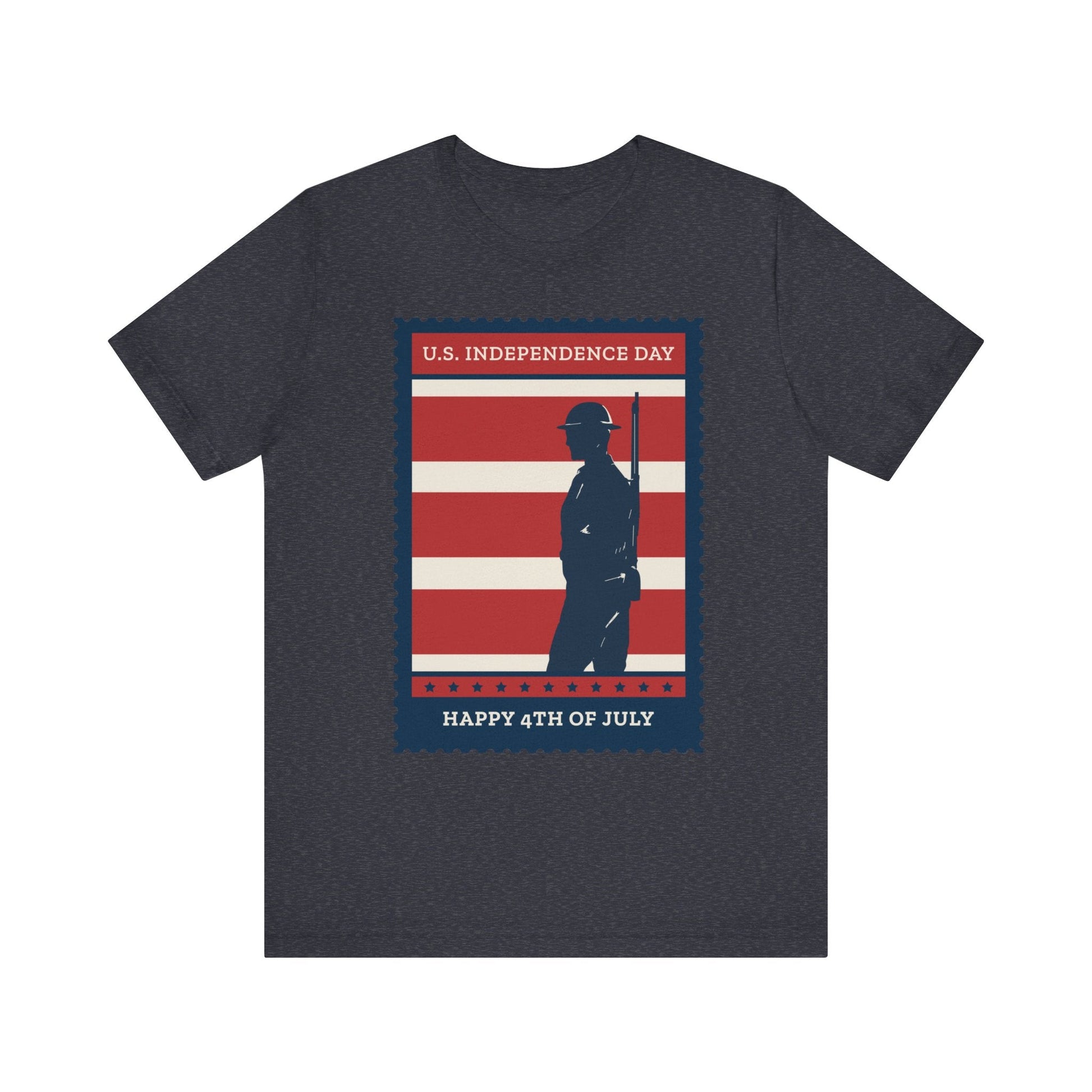 Patriotic Veteran 4th of July Unisex Jersey Short Sleeve Tee - Busy Bee Bazaar