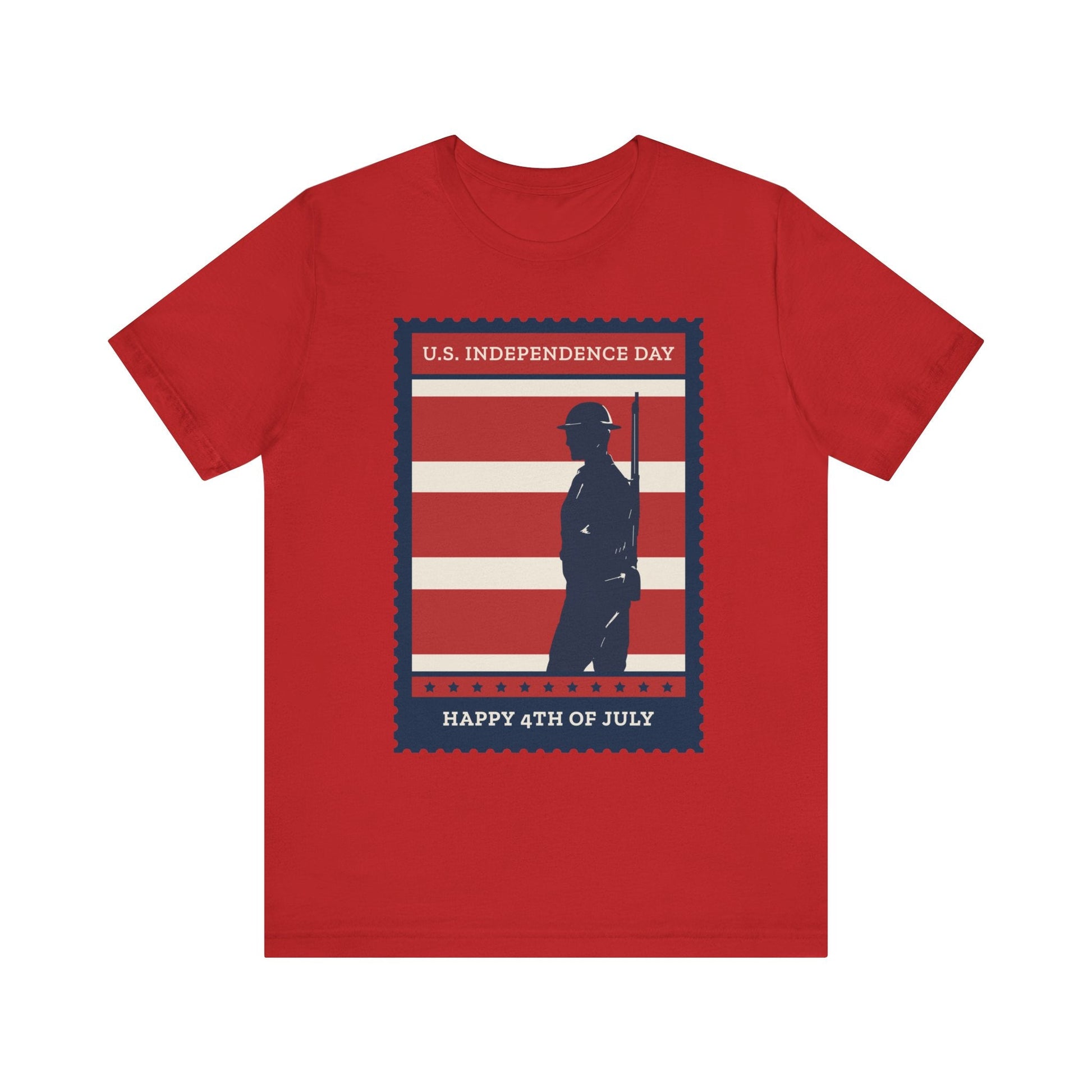 Patriotic Veteran 4th of July Unisex Jersey Short Sleeve Tee - Busy Bee Bazaar