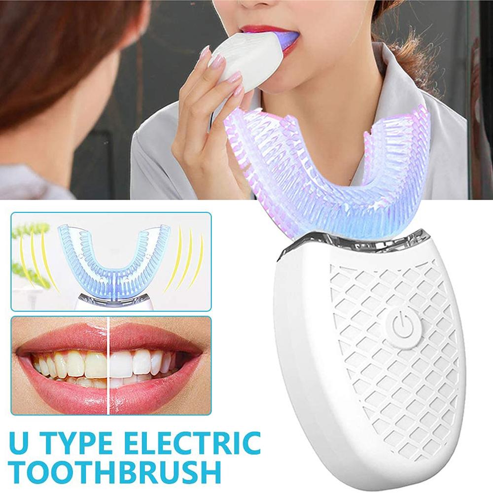 Silicone Electric Toothbrush 360° for Aldult Smart Automatic Whitening - Busy Bee Bazaar