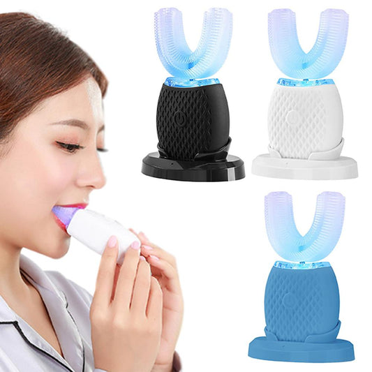 Silicone Electric Toothbrush 360° for Aldult Smart Automatic Whitening - Busy Bee Bazaar