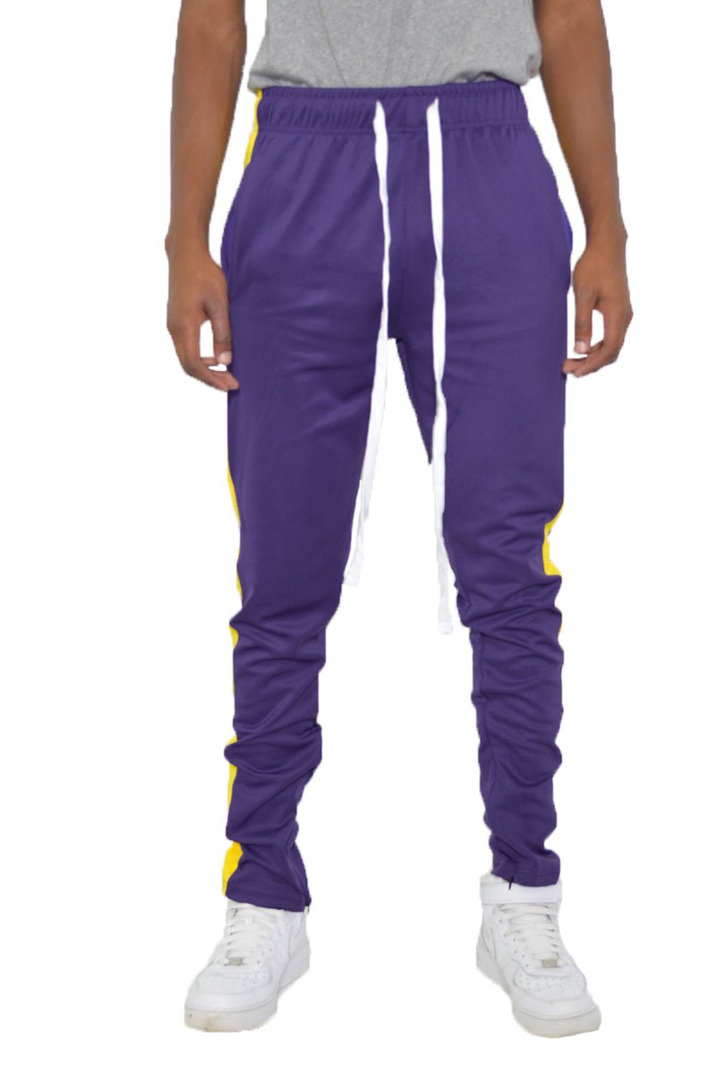 SLIM FIT TRACK PANTS - Busy Bee Bazaar