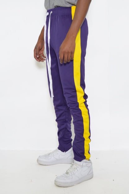 SLIM FIT TRACK PANTS - Busy Bee Bazaar