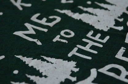 The Trees Tee-Emerald Triblend - Busy Bee Bazaar